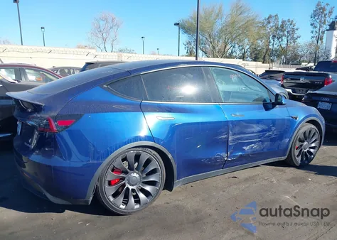 2023 Tesla Model Y Performance Dual Motor All-Wheel Drive from USA, damaged, VIN 7SAYGDEF2PF791603